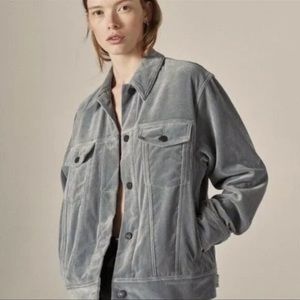 Rag & Bone oversized velvet jacket